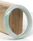 Baikalla™ "Classic Bangle" Genuine Jadeite Jade Green Bangle Bracelet (61.87mm)