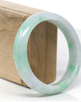 Baikalla™ "Classic Bangle" Genuine Jadeite Jade Green Bangle Bracelet (59.39mm)