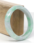 Baikalla™ "Classic Bangle" Genuine Jadeite Jade Green Bangle Bracelet (59.39mm)