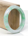 Baikalla™ "Classic Bangle" Genuine Jadeite Jade Green Bangle Bracelet (55.93mm)