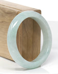 Genuine Burmese Green Jadeite Jade Bangle Bracelet (56.05 mm) 