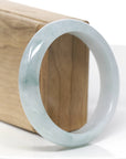 Baikalla "Classic Bangle" Blue-Green Genuine Burmese Jadeite Jade Bangle Bracelet ( 59.09 mm) 