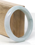 Baikalla "Classic Bangle" Blue-Green Genuine Burmese Jadeite Jade Bangle Bracelet ( 59.09 mm) 