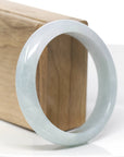 Baikalla "Classic Bangle" Blue-Green Genuine Burmese Jadeite Jade Bangle Bracelet ( 59.09 mm) 