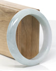 Baikalla "Classic Bangle" Blue-Green Genuine Burmese Jadeite Jade Bangle Bracelet ( 59.09 mm) 