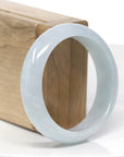 Baikalla "Classic Bangle" Ice Lavender Jadeite Jade Bangle (55.9mm) 