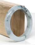 Natural Burmese Blue-green Jadeite Jade Bangle Bracelet (57.07mm)
