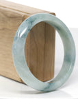 Genuine Burmese Jadeite Jade Bangle Bracelet ( 58.14 mm )