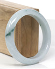 Genuine Burmese Ice Jadeite Jade Bangle Bracelet ( 58.74 mm )