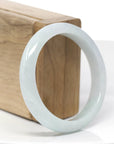 Baikalla™ "Classic Bangle" Genuine Burmese Green Jadeite Jade Bangle Bracelet (55.94 mm) 