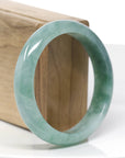 Baikalla Blue-Green Classic Real Jadeite Jade Bangle Bracelet (58.32mm) 