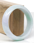 Baikalla™ "Classic Bangle" Genuine Jadeite Jade Lavender Green Bangle Bracelet (60.25mm)