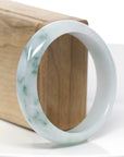 "Classic Bangle" Forest Green Jadeite Jade Bangle (58.71 mm) 