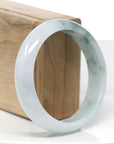 "Classic Bangle" Forest Green Jadeite Jade Bangle (58.71 mm) 