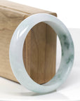 "Classic Bangle" Forest Green Jadeite Jade Bangle (58.71 mm) 