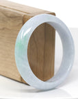Baikalla Natural Lavender- Green Jadeite Jade Bangle Bracelet (56.24 mm) 