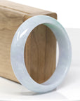 Baikalla Natural Lavender- Green Jadeite Jade Bangle Bracelet (56.24 mm) 