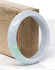 Baikalla Natural Lavender- Green Jadeite Jade Bangle Bracelet (56.24 mm) 