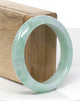 Genuine Burmese Green Jadeite Jade Bangle Bracelet (54.19 mm) 