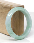 Genuine Burmese Green Jadeite Jade Bangle Bracelet (54.19 mm) 