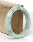 "Classic Bangle" Forest Green Jade Jadeite Bangle Bracelet (56.30 mm) 