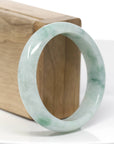 "Classic Bangle" Forest Green Jade Jadeite Bangle Bracelet (56.30 mm) 