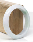 Classic Natural Green Jadeite Jade Bangle Bracelet (58.95 mm) 