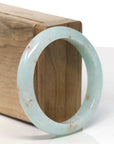 Baikalla Green "SaJin" Gold Dust Jadeite Jade Bangle Bracelet (54.3 mm) 