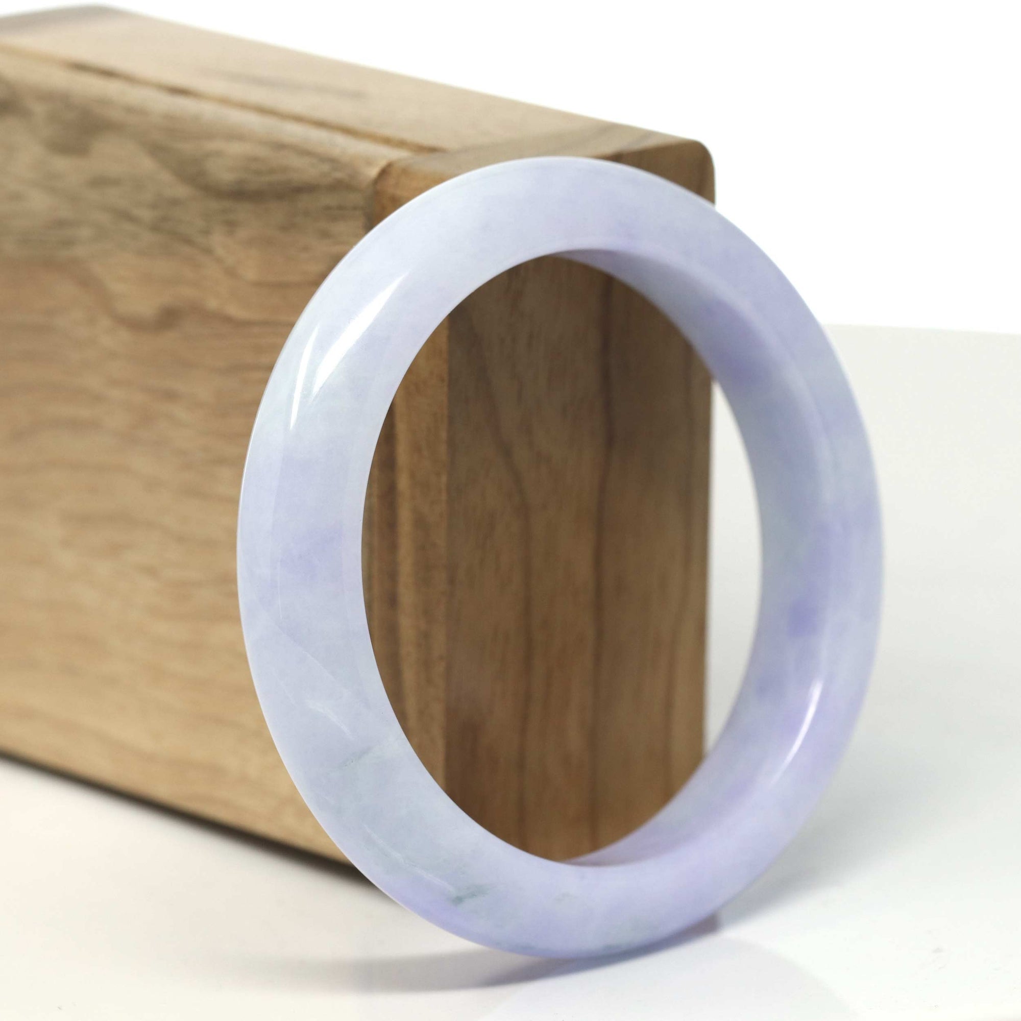 Baikalla Lavender Jadeite Jade Bangle Bracelet (55mm) 