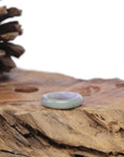 Baikalla Natural Icy Lavender & Green Jadeite Jade Traditional Ring 