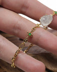 Baikalla 18k Yellow Gold & Natural Icy Jadeite Jade PiXiu Bracelet W/ Imperial Green Jade & Natural Diamonds