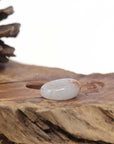 Baikalla Natural Icy Red Sajin (Golden Dust) & Green Patch Jadeite Jade Traditional Ring 