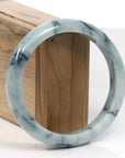 Baikalla Jewelry Jadeite Jade Bangle Bracelet Natural Burmese Blue-green Jadeite Jade Bangle Bracelet (67.24mm)