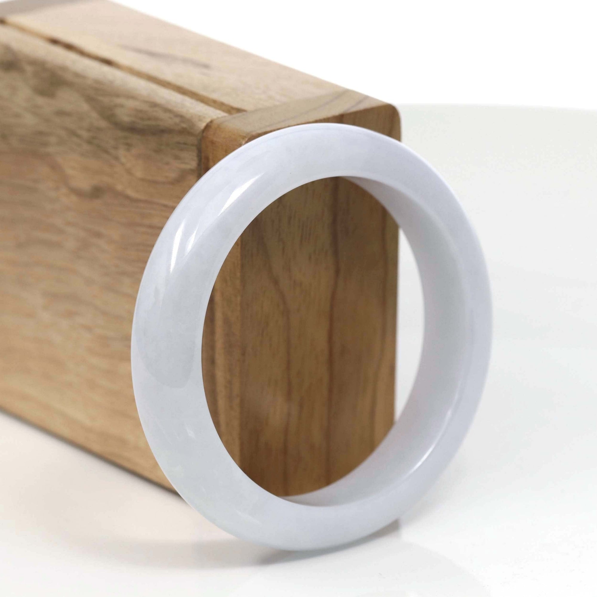 Baikalla Jewelry Jadeite Jade Bangle Bracelet Copy of Copy of Copy of Baikalla Classic Lavender Natural Jadeite Jade Bangle ( 57.94 mm ) #T063