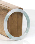 Baikalla Jewelry Jadeite Jade Bangle Bracelet Baikalla "Petite" Natural Burmese Blue-green Jadeite Jade Bangle Bracelet (53.9 mm) 