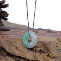 Baikalla Jewelry Jade Pendant Necklace Copy of Copy of Baikalla "Good Luck Button" Necklace Green Jadeite Jade Pendant For Men