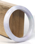 Baikalla Lavender Jadeite Jade Bangle Bracelet (59.6mm) 
