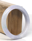 Baikalla Lavender Jadeite Jade Bangle Bracelet (59.6mm) 