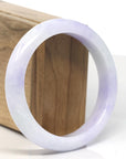 Baikalla Lavender Jadeite Jade Bangle Bracelet (59.6mm) 
