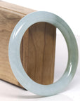 Baikalla Icy Oil Green / Hazel Jadeite Jade Bangle Bracelet (55.7mm) 