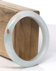 Baikalla Green With SaJin Jadeite Jade Bangle Bracelet (57.5mm) 