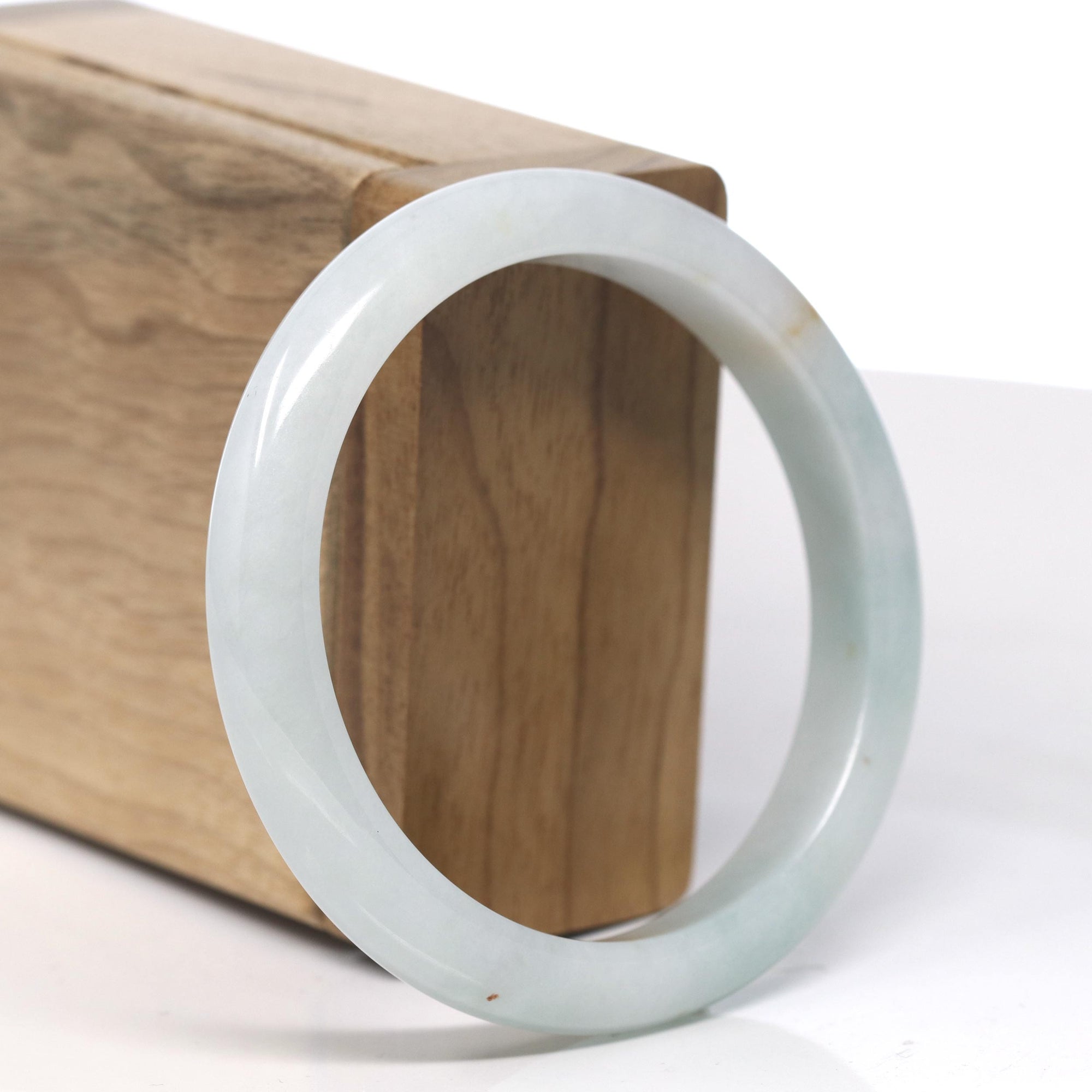 Baikalla Green With SaJin Jadeite Jade Bangle Bracelet (57.5mm) 