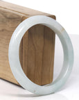 Baikalla Green With SaJin Jadeite Jade Bangle Bracelet (57.5mm) 