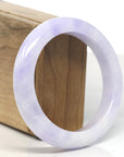 Baikalla Lavender Jadeite Jade Bangle Bracelet (58mm) 
