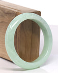 Baikalla Light Green-Apple Jadeite Jade Bangle Bracelet (54.7mm) 