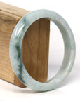 Baikalla Jewelry Jadeite Jade Bangle Bracelet Baikalla Natural Burmese Blue Green Jadeite Jade Bangle Bracelet (62.3mm) 