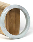 Baikalla Jewelry Jadeite Jade Bangle Bracelet Baikalla Natural Burmese Light Green Jadeite Jade Bangle Bracelet (61.99mm) 