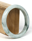 Baikalla Jewelry Jadeite Jade Bangle Bracelet Baikalla Blue Green Burmese Jadeite Jade Bangle Bracelet (62.50mm) 