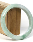Baikalla Jewelry Jadeite Jade Bangle Bracelet Baikalla Natural Burmese Green Jadeite Jade Bangle Bracelet (66.44mm) 