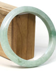 Baikalla Jewelry Jadeite Jade Bangle Bracelet Baikalla Natural Burmese Green Jadeite Jade Bangle Bracelet (66.44mm) 